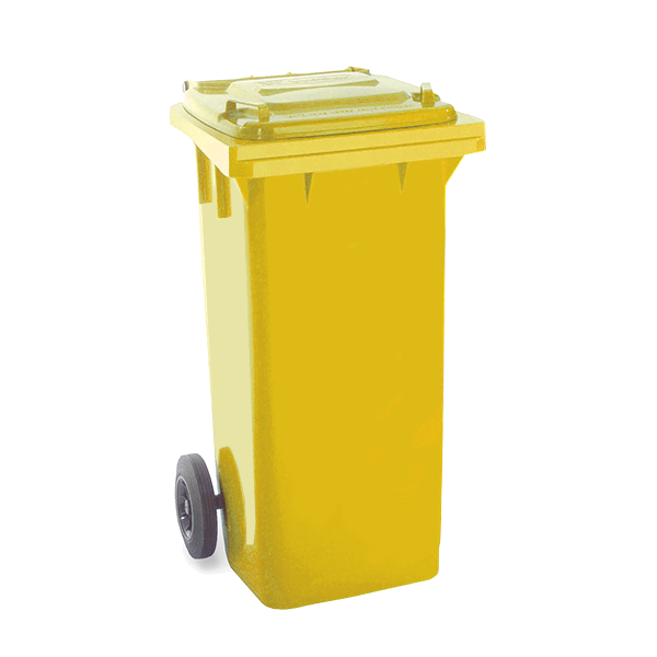 Contenedor residuos 120 l. Amarillo