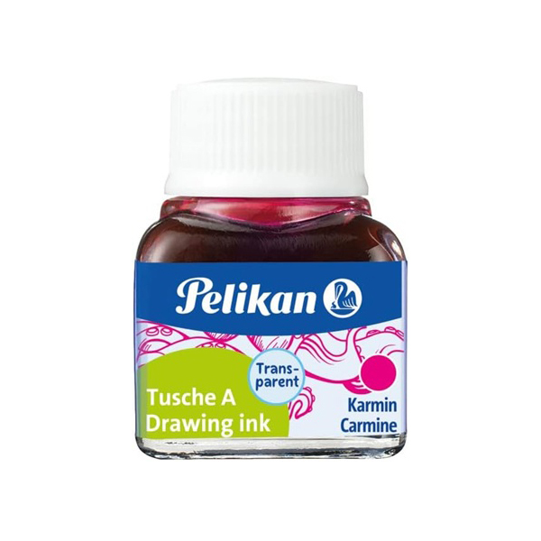 Tinta china Pelikan 10 ml Carmín