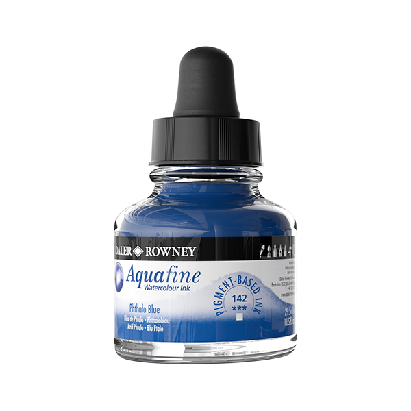 Aquafine tinta Azul oltramar osc. Bote 25,9 ml.