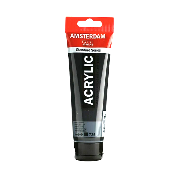 Pintura acrílica Amsterdam 120 ml Negro Oxido