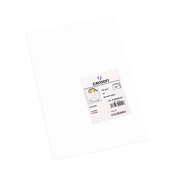 Pack 25 h. cartulina Iris Blanco 50x65 cm
