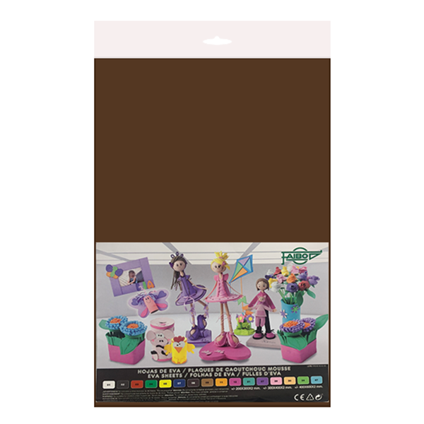 Plancha Eva 40x60 Marron. Bolsa 10