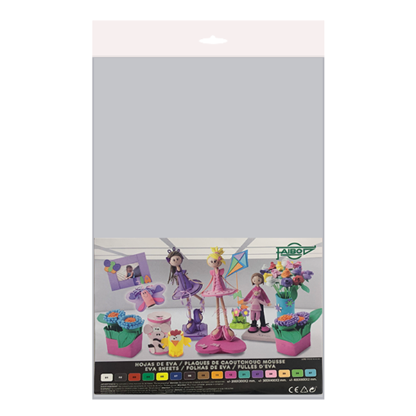 Plancha Eva 40x60 Gris. Bolsa 10
