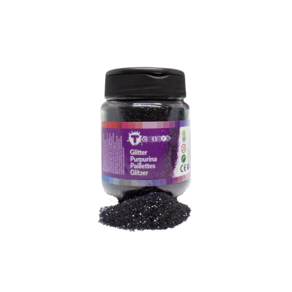 Purpurina Negra. Bote 130 g