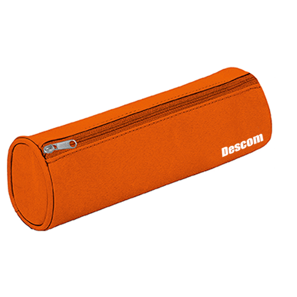 Estuche redondo Descom Naranja