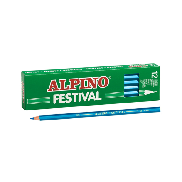 Lápiz Festival Azul claro. Caja 12 u.