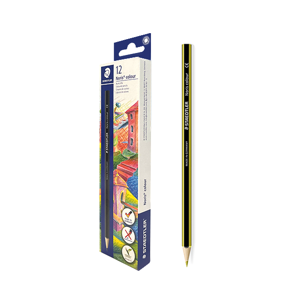 Lápiz Staedtler 185 Amarillo claro. Caja 12 u.