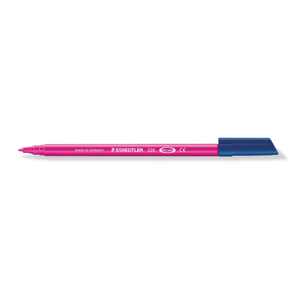 Rotulador Staedtler 326. Rosa. Caja 10