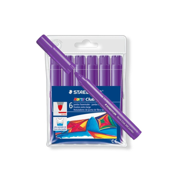 Rotulador Staedtler Noris-340 Violeta. Estuche 6