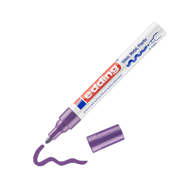 Rotulador Edding 750 efecto lacado Violeta