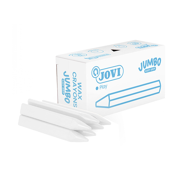 Cera Jovicolor Triwax Blanco. Caja 12
