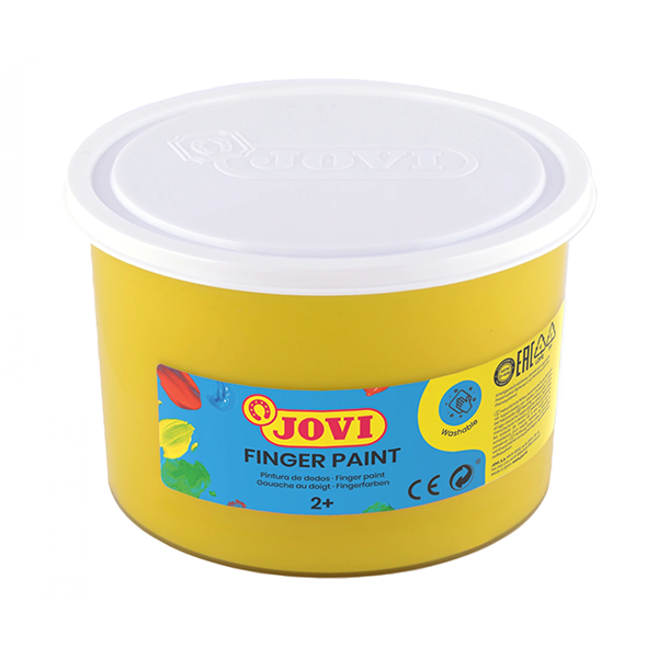 Pintura dedos Jovi 500 ml. Amarillo