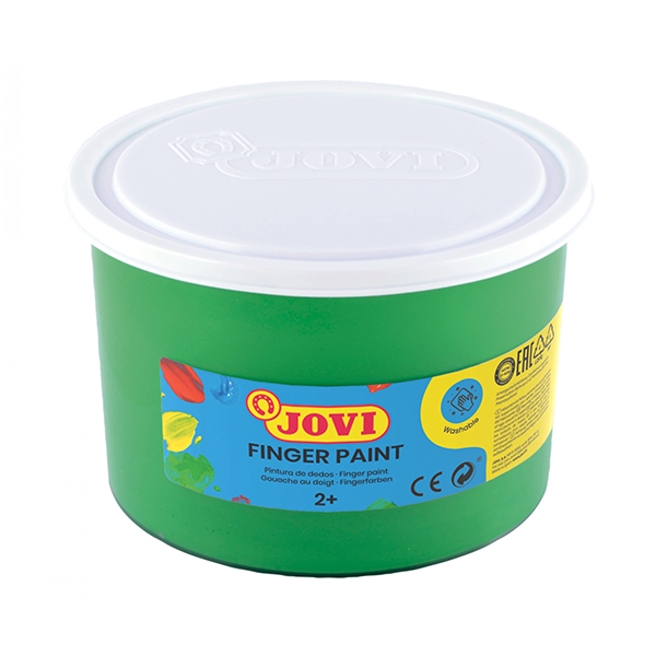 Pintura dedos Jovi 500 ml. Verde