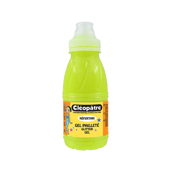 Gel purpurina Cleopatre neón 250 ml Amarillo