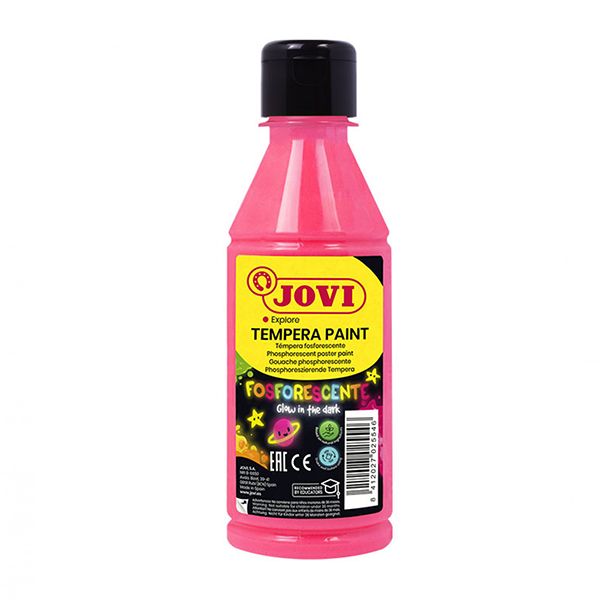 Témpera fosforescente Jovi 250 ml Magenta