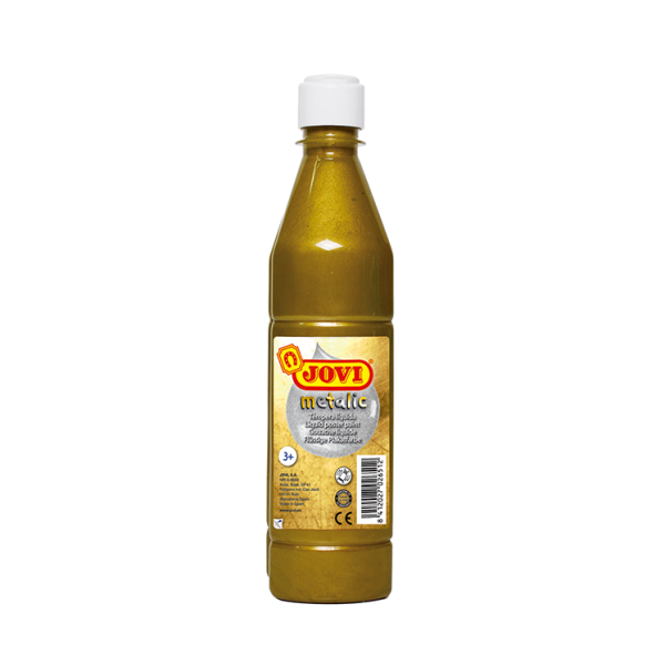 Témpera líquida Jovi metalizada 500 ml. Oro