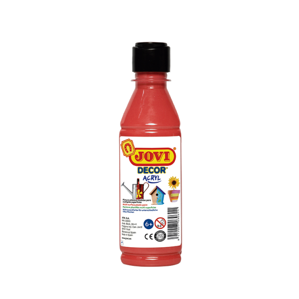 Pintura multiuso Jovidecor 250 ml Roja