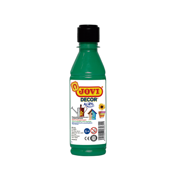 Pintura multiuso Jovidecor 250 ml Verde oscuro