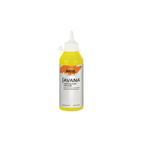 Pintura textil Javana 250 ml. Amarillo limón