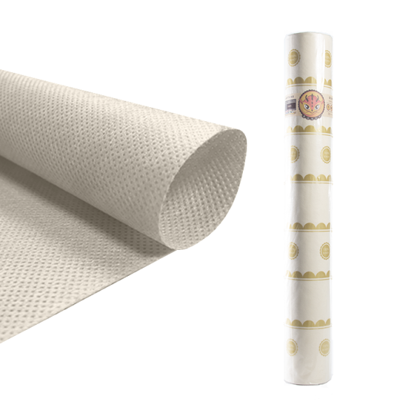 Rollo tejido bondy Blanco 80 cm. x 25 m.