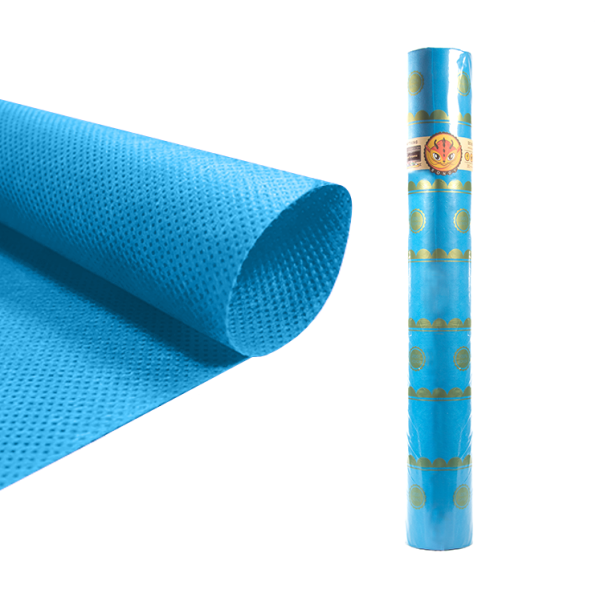 Rollo tejido bondy 160 cm x 10 m Azul claro