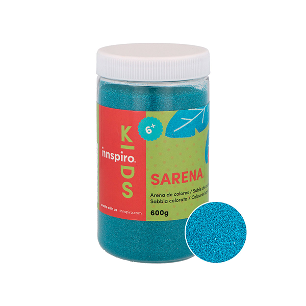 Arena colores Azul. Bote 600 g