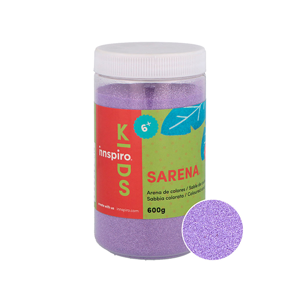 Arena colores Violeta. Bote 600 g