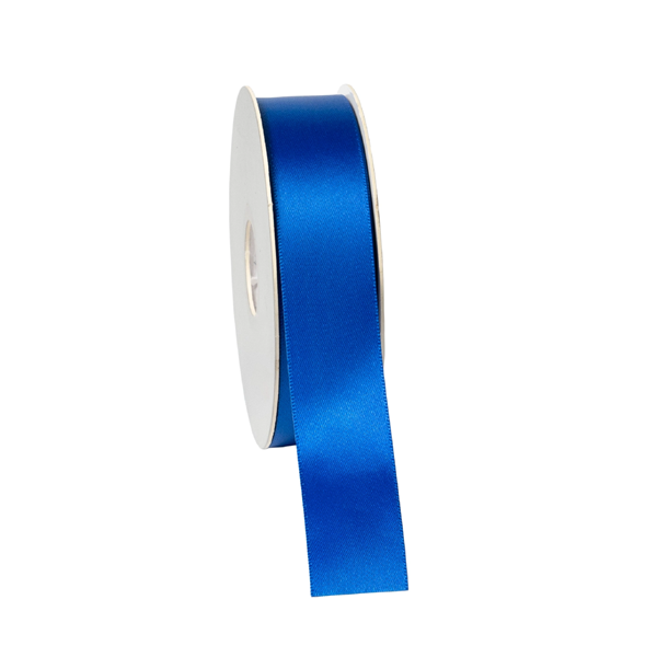 Cinta de raso 2,5 cm x 25 m Azul fuerte