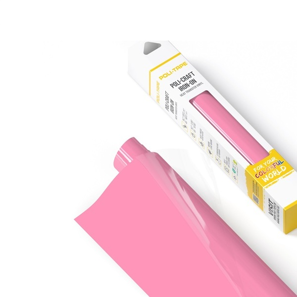 Rollo 30,5x122 cm film transferencia textil Poli-Tape Rosa