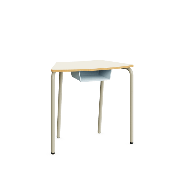 Mesa Octa 83x50 cm Blanco T4