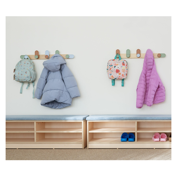 Perchero Slide 5 colgadores Light Blue