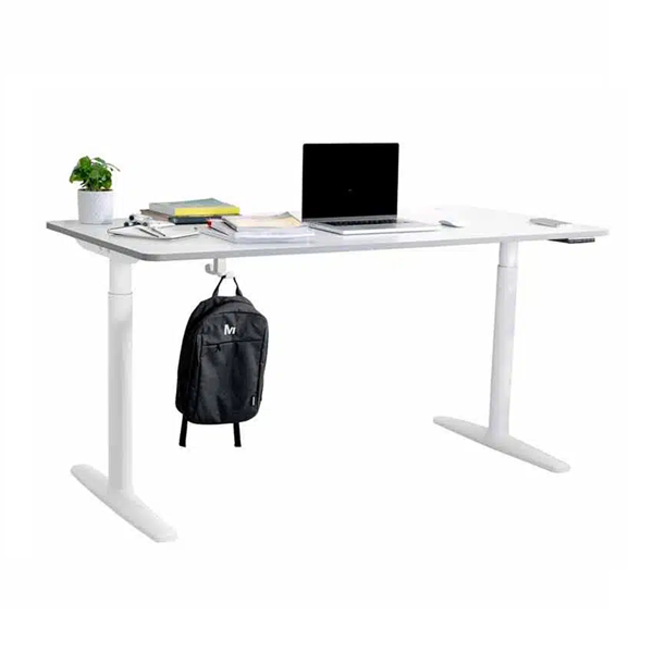 Mesa elevable TONA 140x70 cm. Blanca