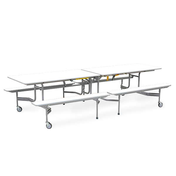 Mesa TTX13 305x75 cm alt. 74 cm Blanco