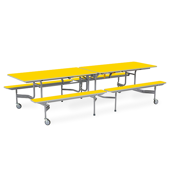 Mesa TTX13 305x75 cm alt. 74 cm Amarillo