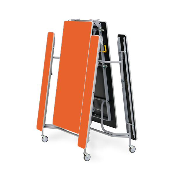 Mesa TTX13 305x75 cm alt. 74 cm Naranja