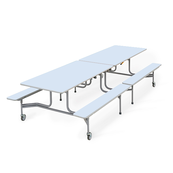 Mesa TTX13 305x75 cm alt. 74 cm Azul claro