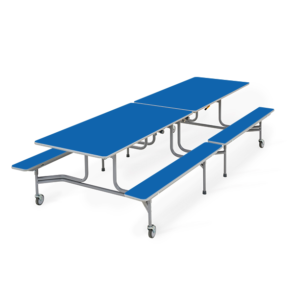 Mesa TTX13 305x75 cm alt. 74 cm Azul osc.