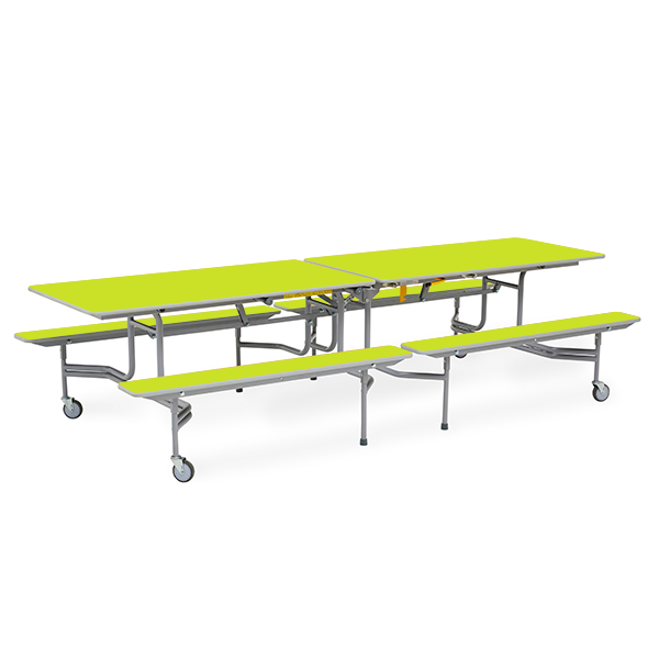 Mesa TTX13 305x75 cm alt. 74 cm Verde claro