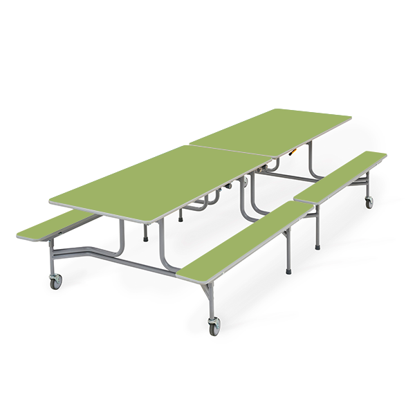 Mesa TTX13 305x75 cm alt. 74 cm Verde osc.