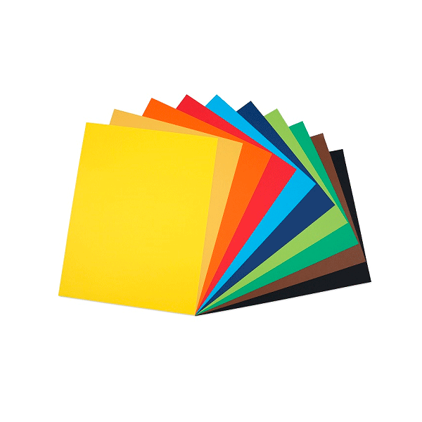 Cartulinas surt. 50x65 cm Pack 20 h.
